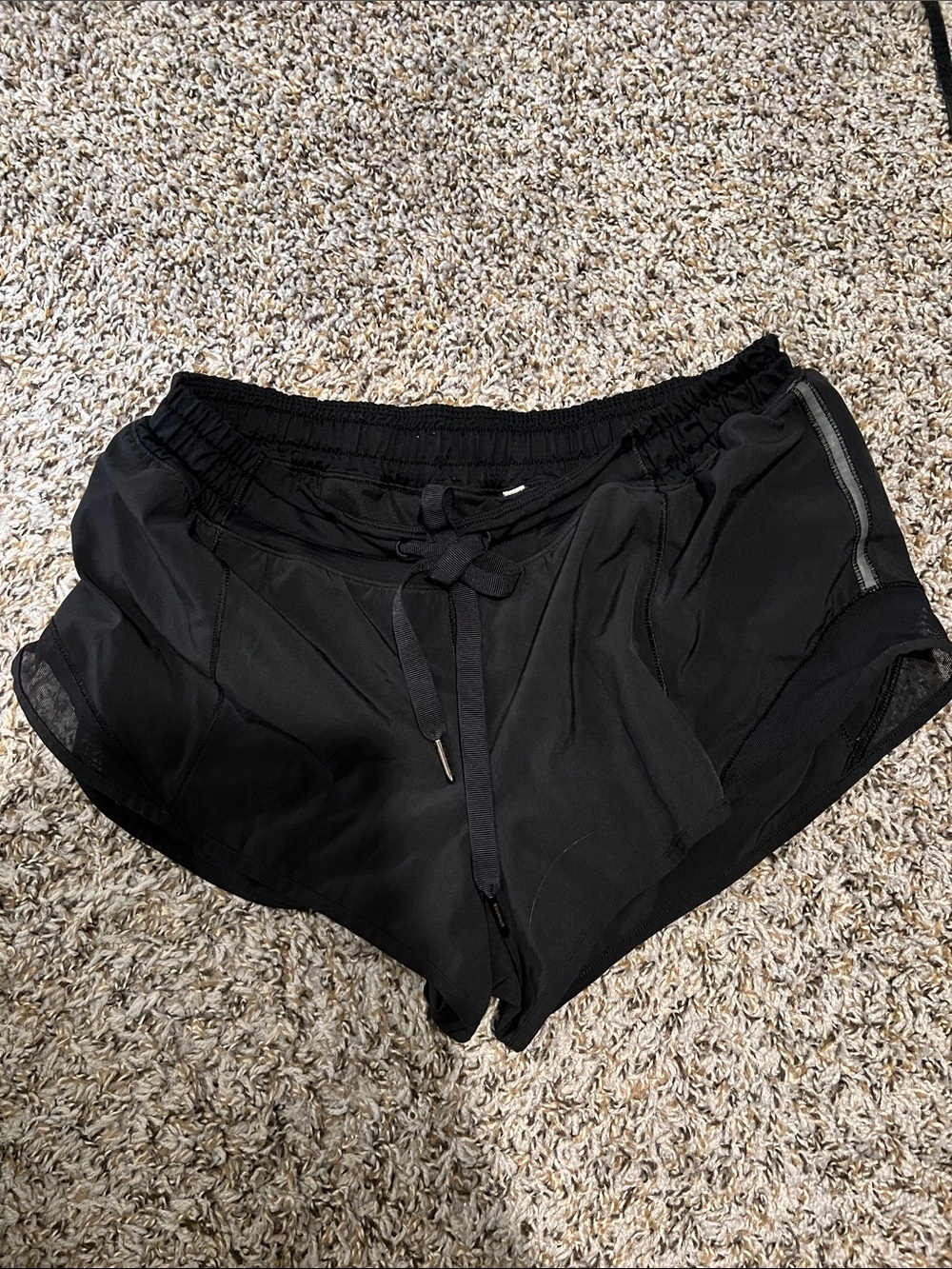Lululemon Black Running Shorts size 8